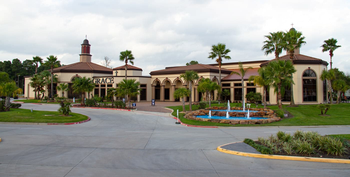 The Grace Woodlands church building